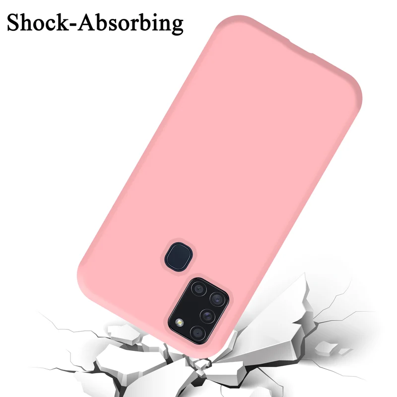 Cadorabo Hülle kompatibel mit Samsung Galaxy A21s Schutzhülle aus flexiblem TPU Silikon
