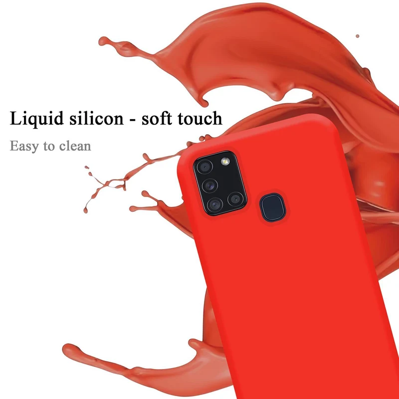 Cadorabo Hülle kompatibel mit Samsung Galaxy A21s Schutzhülle aus flexiblem TPU Silikon