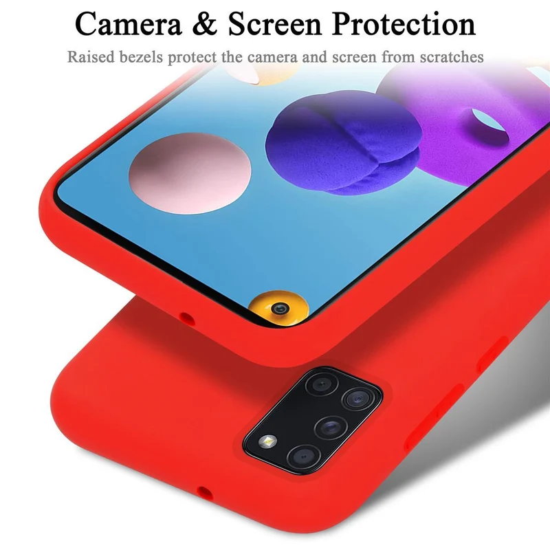 Cadorabo Hülle kompatibel mit Samsung Galaxy A21s Schutzhülle aus flexiblem TPU Silikon