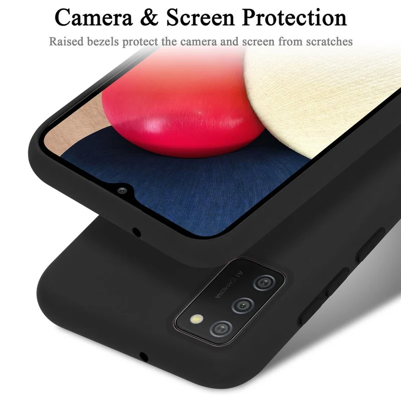 Cadorabo Hülle kompatibel mit Samsung Galaxy A02s Schutzhülle aus flexiblem TPU Silikon