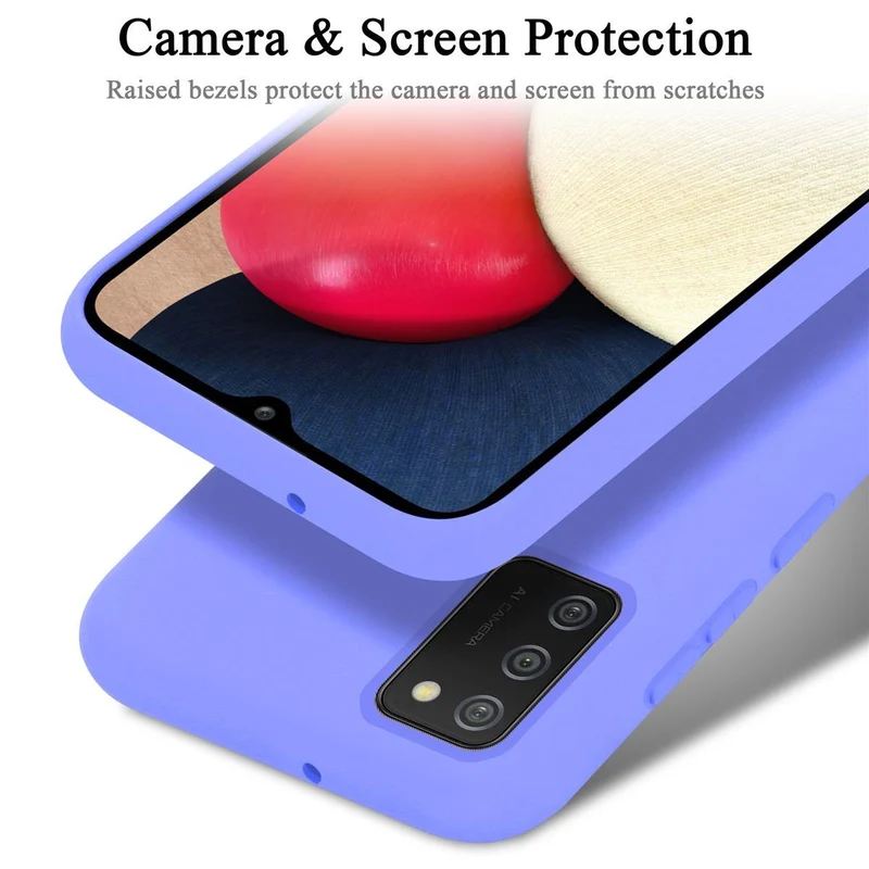 Cadorabo Hülle kompatibel mit Samsung Galaxy A02s Schutzhülle aus flexiblem TPU Silikon