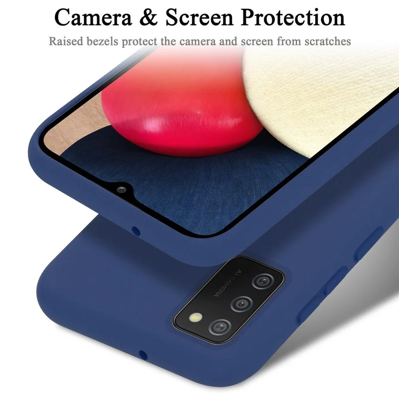 Cadorabo Hülle kompatibel mit Samsung Galaxy A02s Schutzhülle aus flexiblem TPU Silikon