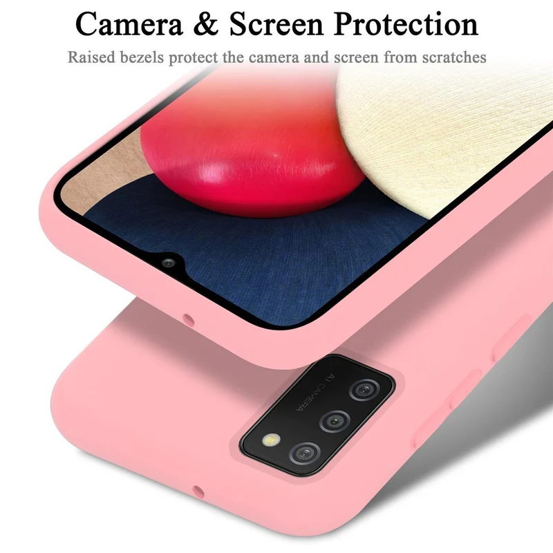 Cadorabo Hülle kompatibel mit Samsung Galaxy A02s Schutzhülle aus flexiblem TPU Silikon