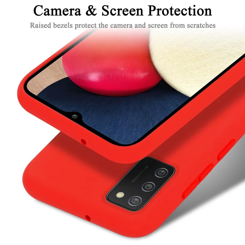 Cadorabo Hülle kompatibel mit Samsung Galaxy A02s Schutzhülle aus flexiblem TPU Silikon