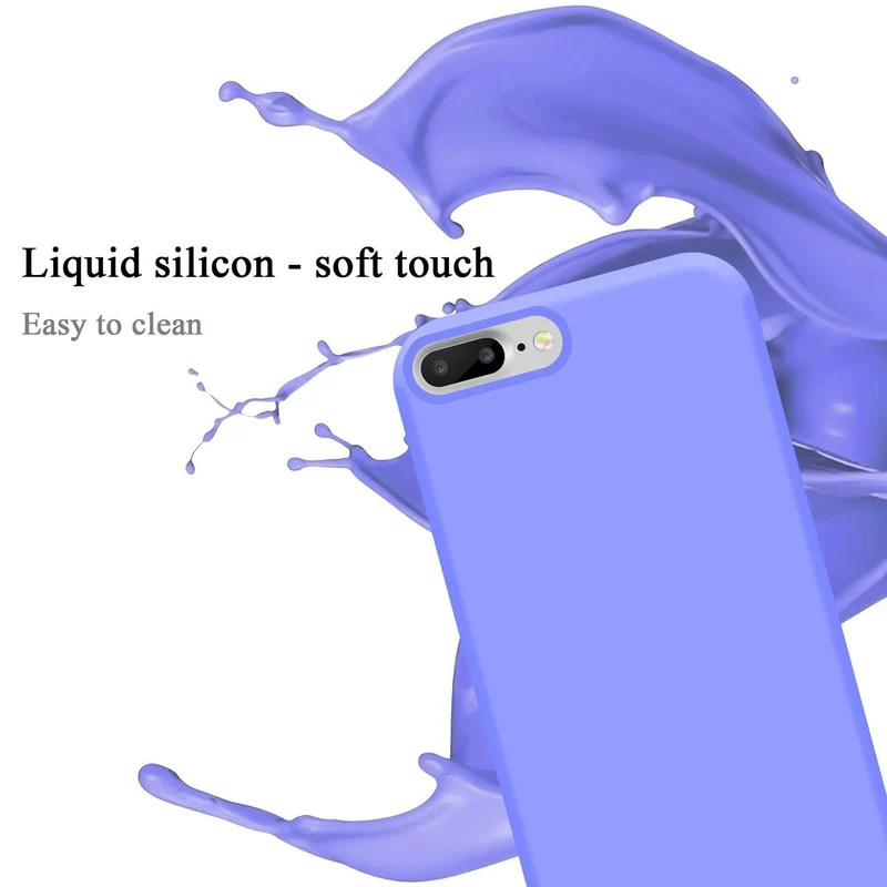Cadorabo Hülle kompatibel mit Apple iPhone 7 PLUS / 7S PLUS / 8 PLUS Schutzhülle aus flexiblem TPU Silikon