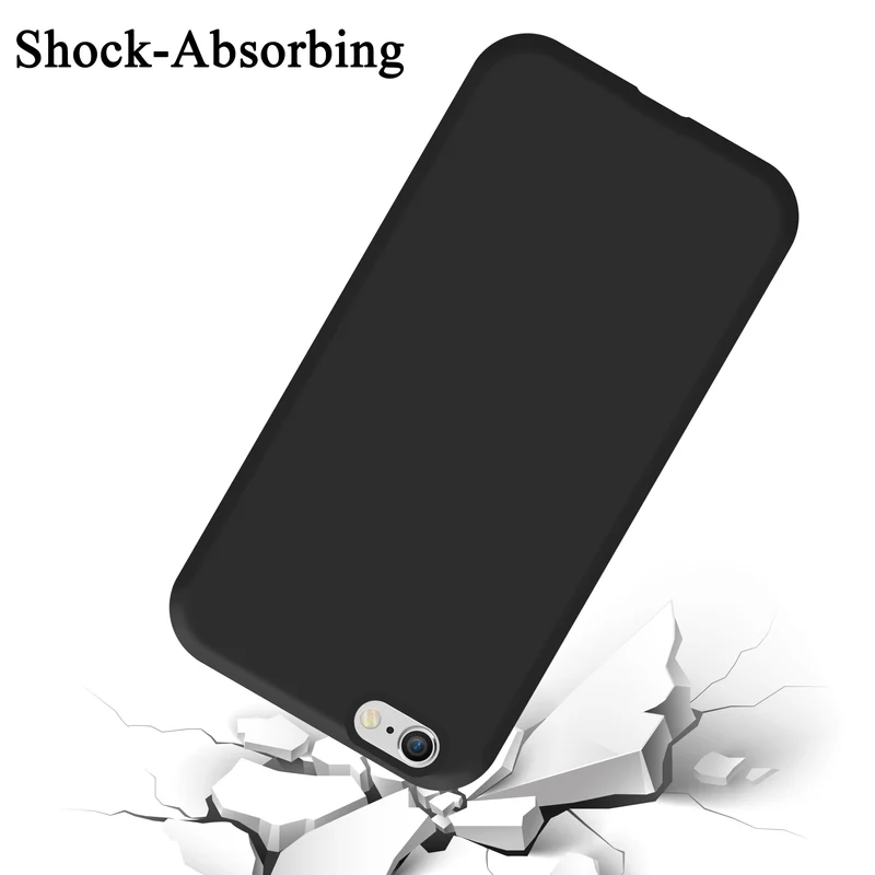 Cadorabo Hülle kompatibel mit Apple iPhone 6 PLUS / 6S PLUS Schutzhülle aus flexiblem TPU Silikon