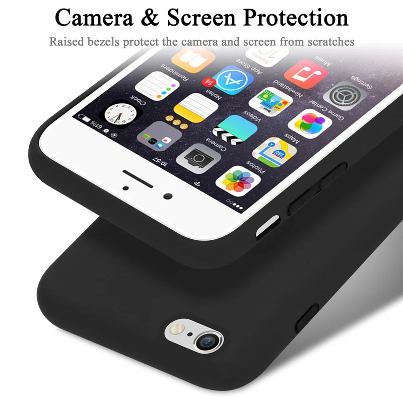 Cadorabo Hülle kompatibel mit Apple iPhone 6 PLUS / 6S PLUS Schutzhülle aus flexiblem TPU Silikon
