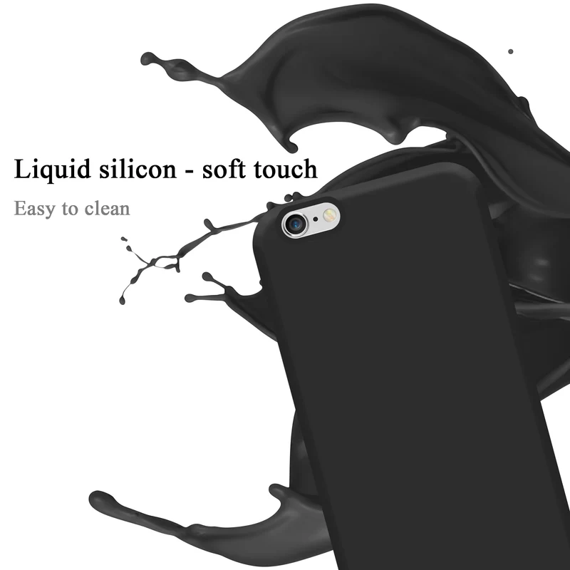 Cadorabo Hülle kompatibel mit Apple iPhone 6 PLUS / 6S PLUS Schutzhülle aus flexiblem TPU Silikon