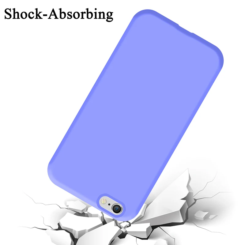 Cadorabo Hülle kompatibel mit Apple iPhone 6 PLUS / 6S PLUS Schutzhülle aus flexiblem TPU Silikon