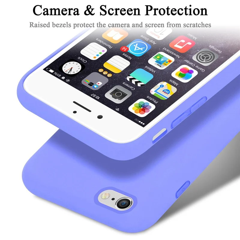 Cadorabo Hülle kompatibel mit Apple iPhone 6 PLUS / 6S PLUS Schutzhülle aus flexiblem TPU Silikon