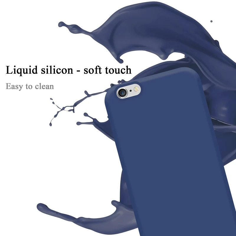 Cadorabo Hülle kompatibel mit Apple iPhone 6 PLUS / 6S PLUS Schutzhülle aus flexiblem TPU Silikon