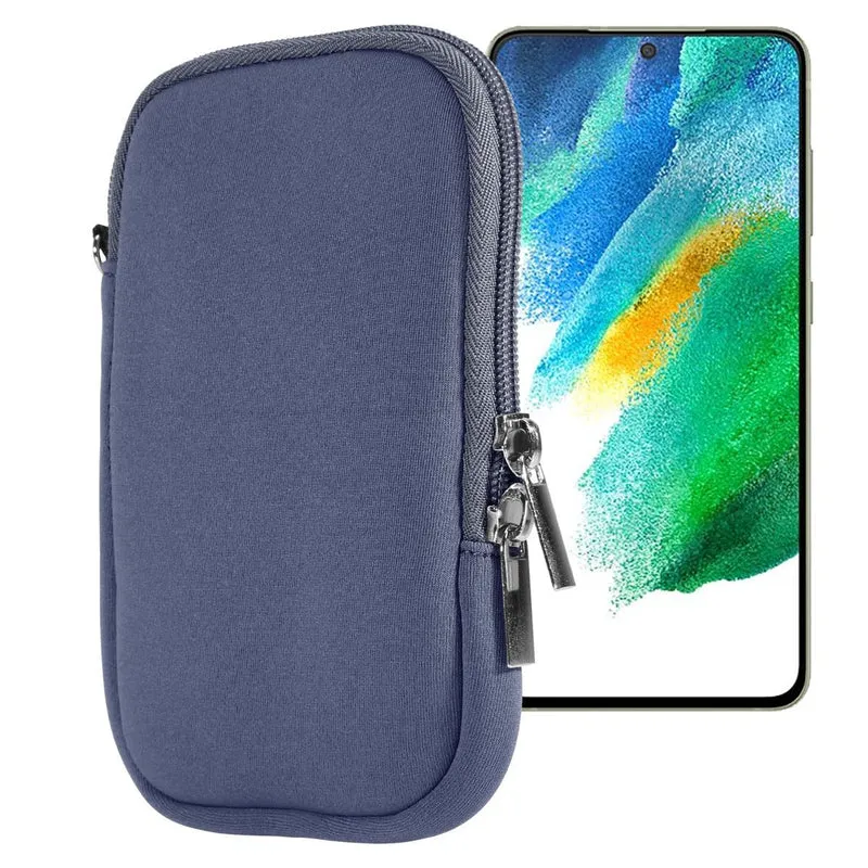 Cadorabo Universal Neopren Handy Hülle kompatibel mit Smarthones bis 4.5" (Zoll) 4.5" (Zoll) Schutzhülle aus Neopren mit Handschlaufe