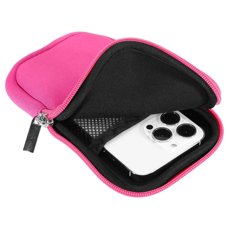 Cadorabo Universal Neopren Handy Hülle kompatibel mit Smarthones bis 4.5" (Zoll) 4.5" (Zoll) Schutzhülle aus Neopren mit Handschlaufe