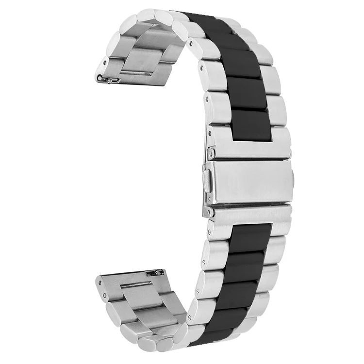 Cadorabo Edelstahl Armband 20mm kompatibel mit Samsung Galaxy Watch 42mm / S2 Classic / Sport Ersatzarmband für Huawei Watch 2 für Nokia Steel für LG Watch Sport für Pepple 2 uvm