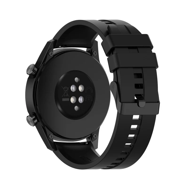 Cadorabo Silikon Armband 22mm kompatibel mit Samsung Galaxy Gear S3 / Gear 2 Ersatzarmband für Huawei Watch GT für Watch 2 Pro für Ticwatch Pro für Pepple Time für Amazfit Pace uvm.