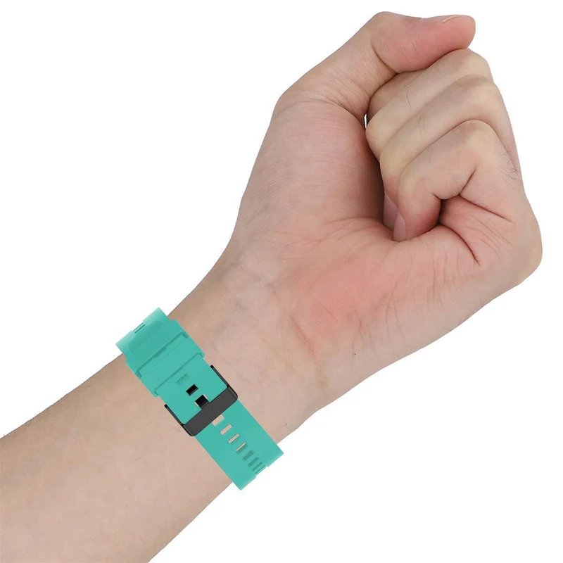 Cadorabo Silikon Armband 22mm kompatibel mit Samsung Galaxy Gear S3 / Gear 2 Ersatzarmband für Huawei Watch GT für Watch 2 Pro für Ticwatch Pro für Pepple Time für Amazfit Pace uvm.