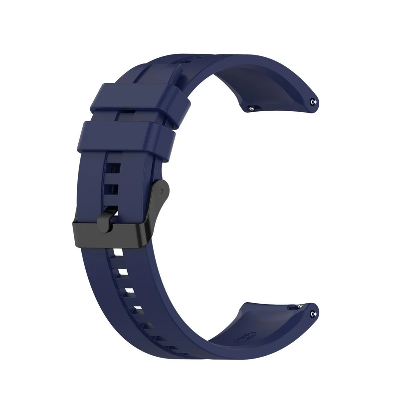 Cadorabo Silikon Armband 22mm kompatibel mit Samsung Galaxy Gear S3 / Gear 2 Ersatzarmband für Huawei Watch GT für Watch 2 Pro für Ticwatch Pro für Pepple Time für Amazfit Pace uvm.