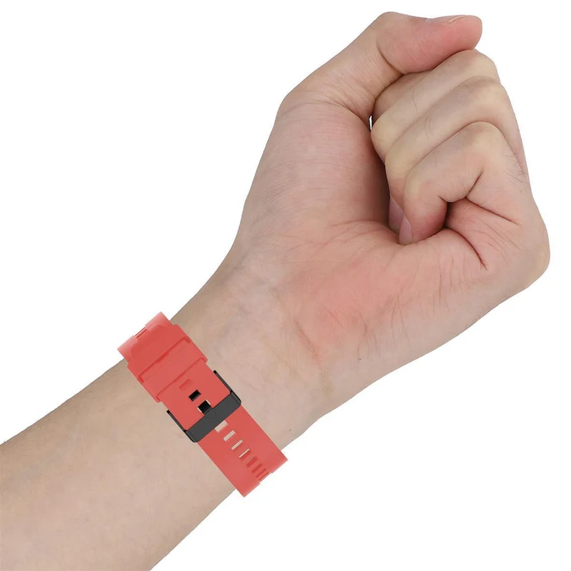 Cadorabo Silikon Armband 22mm kompatibel mit Samsung Galaxy Gear S3 / Gear 2 Ersatzarmband für Huawei Watch GT für Watch 2 Pro für Ticwatch Pro für Pepple Time für Amazfit Pace uvm.