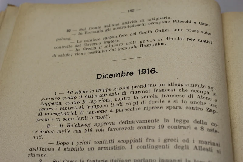 Tagebuch „Epos des Ersten Weltkriegs“ 1914/18