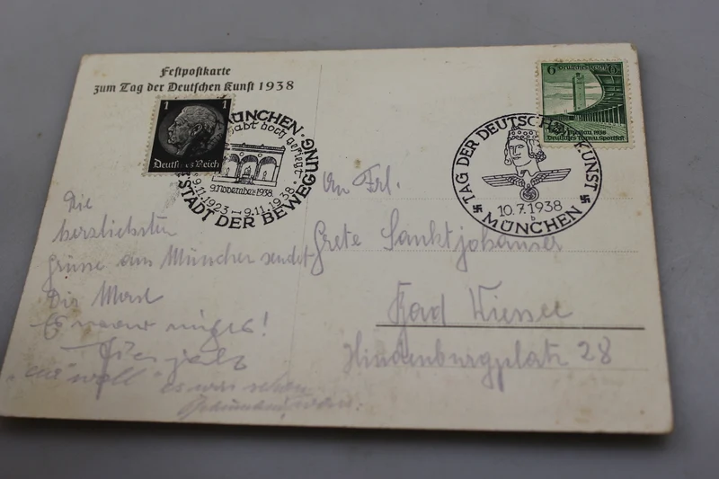 Postkarte "Tag der Deutschen Kunst 1938"