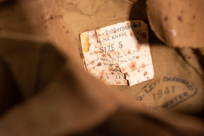 Spezifische britische Bikerhosen/Overalls aus dem 2. Weltkrieg