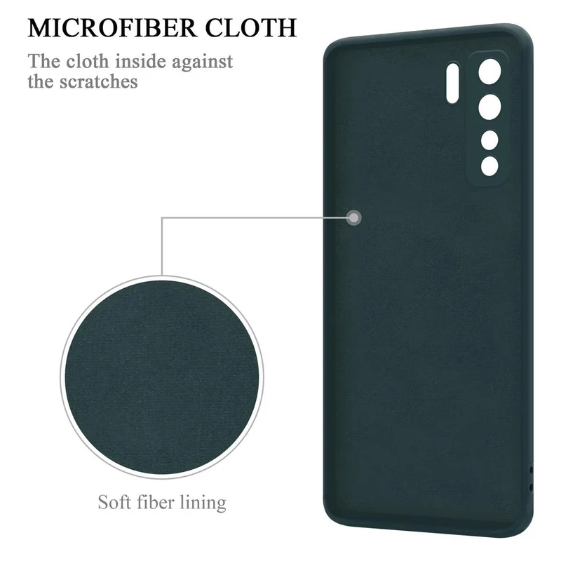 Cadorabo Hülle kompatibel mit Huawei NOVA 6 SE / P40 LITE / NOVA 7i Schutzhülle aus flexiblem TPU Silikon mit Ring