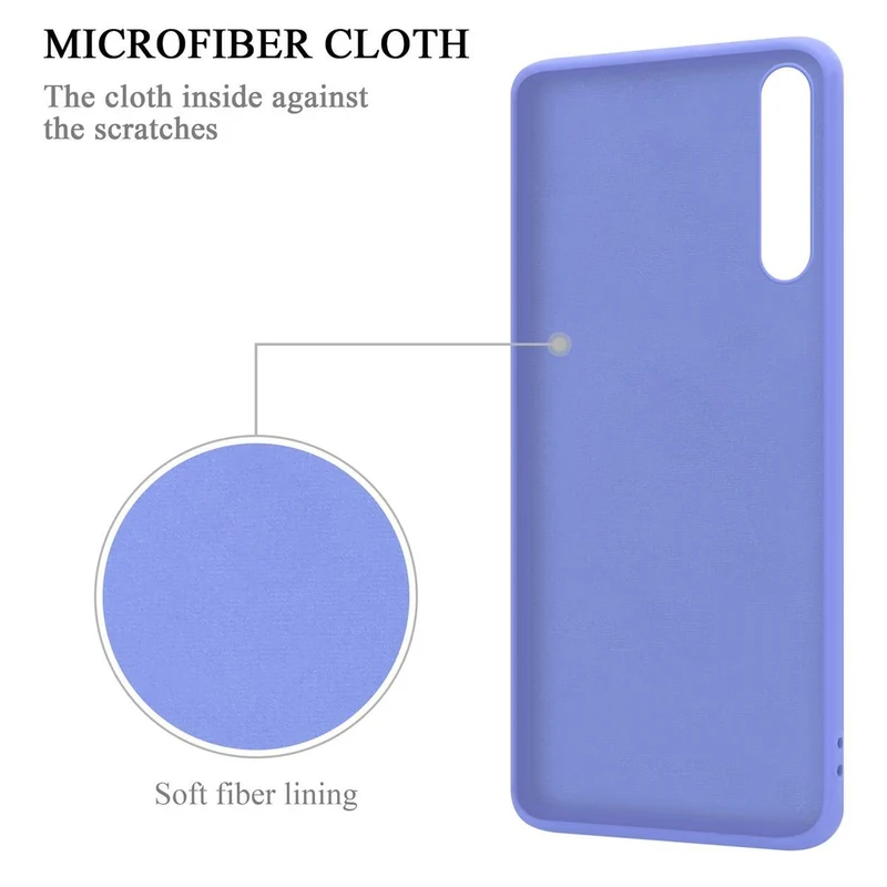 Cadorabo Hülle kompatibel mit Huawei P20 PRO / P20 PLUS Schutzhülle aus flexiblem TPU Silikon mit Ring