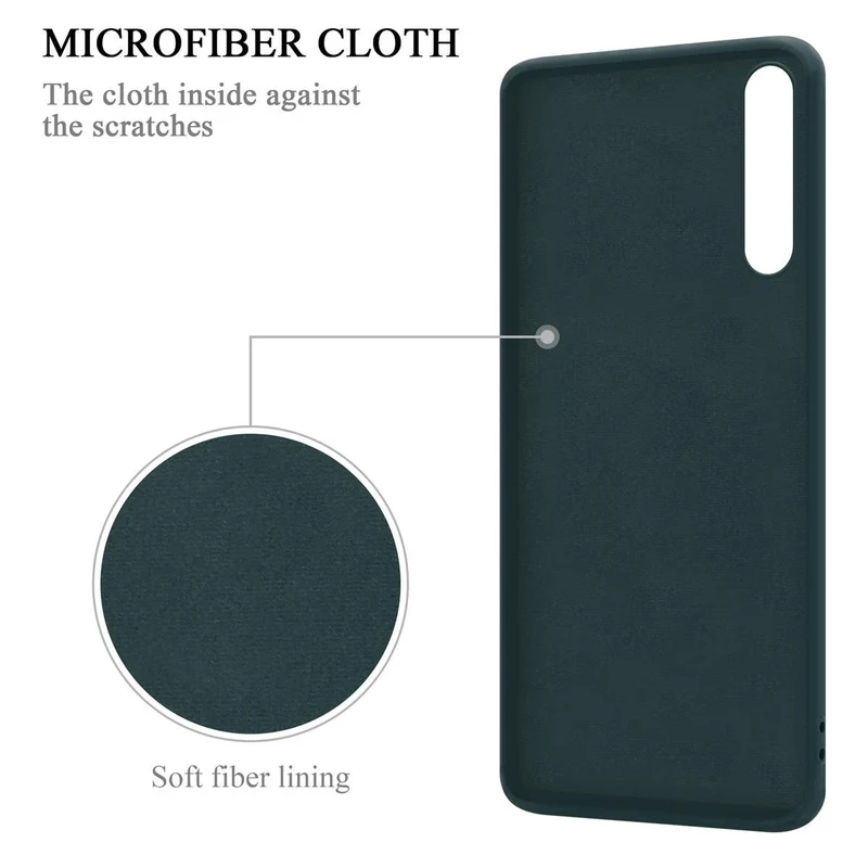 Cadorabo Hülle kompatibel mit Huawei P20 PRO / P20 PLUS Schutzhülle aus flexiblem TPU Silikon mit Ring