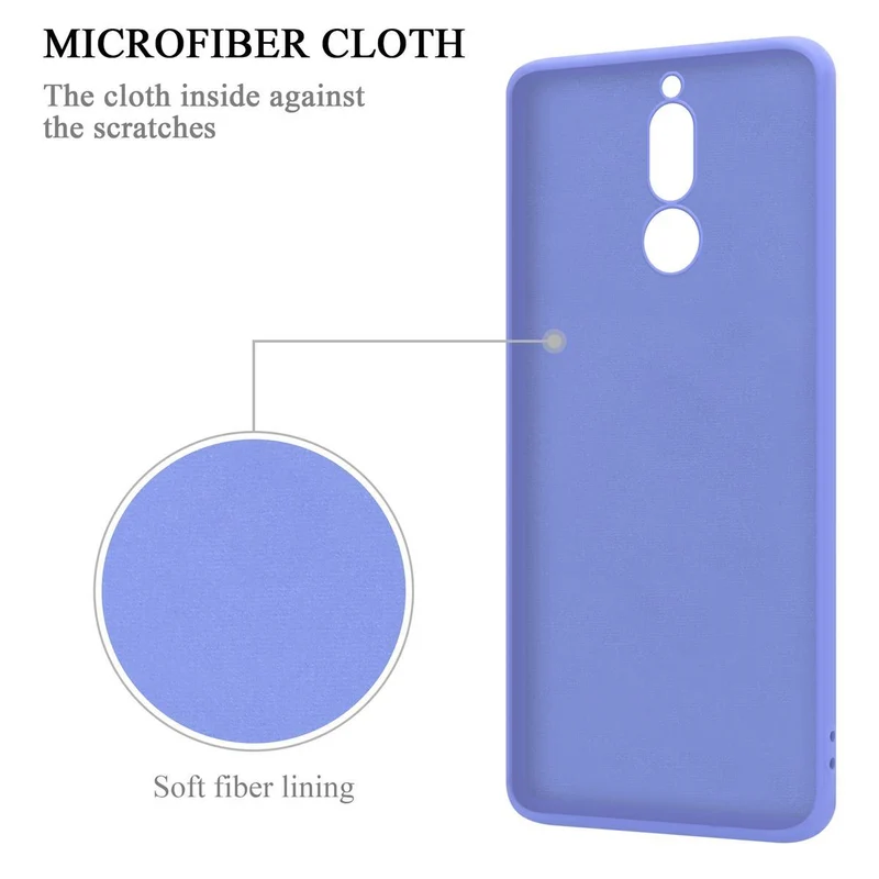 Cadorabo Hülle kompatibel mit Huawei MATE 10 LITE Schutzhülle aus flexiblem TPU Silikon mit Ring