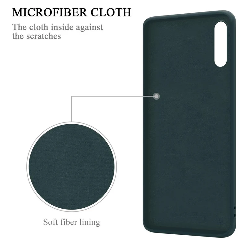 Cadorabo Hülle kompatibel mit Honor 9X Schutzhülle aus flexiblem TPU Silikon mit Ring