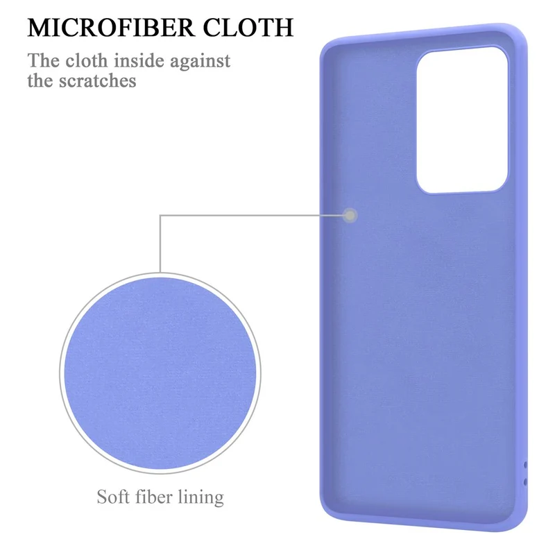 Cadorabo Hülle kompatibel mit Samsung Galaxy S20 ULTRA Schutzhülle aus flexiblem TPU Silikon mit Ring