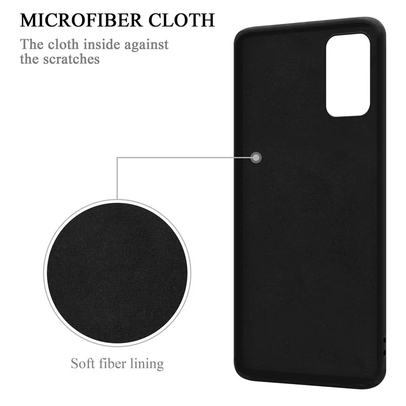 Cadorabo Hülle kompatibel mit Samsung Galaxy S20 PLUS Schutzhülle aus flexiblem TPU Silikon mit Ring