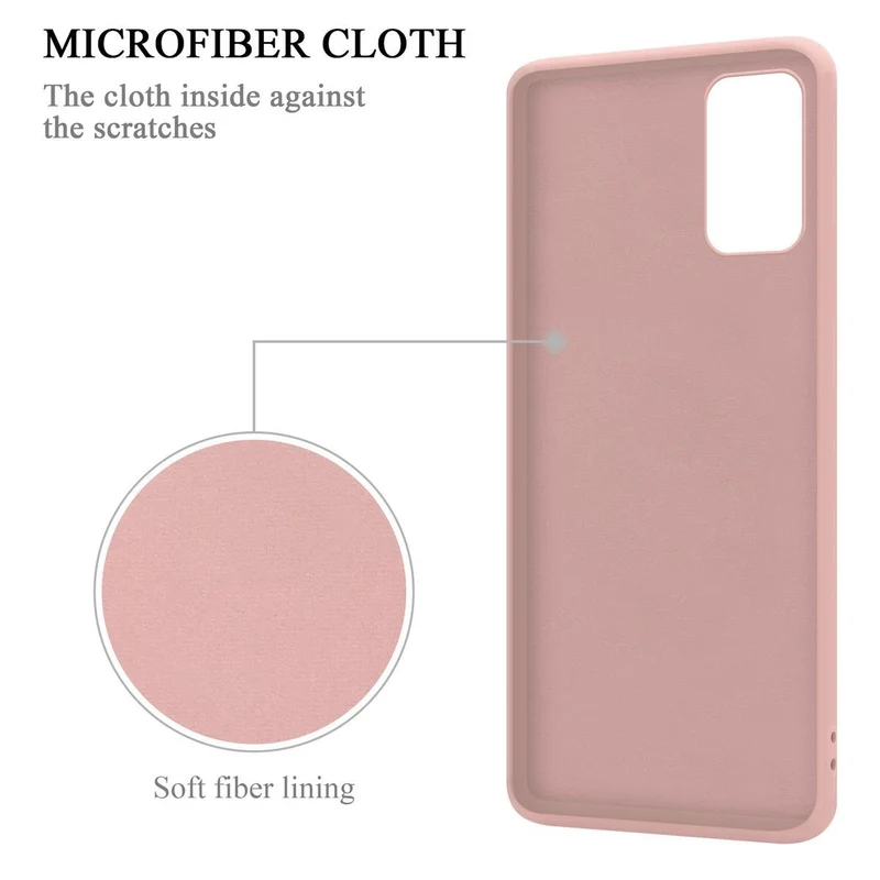 Cadorabo Hülle kompatibel mit Samsung Galaxy S20 PLUS Schutzhülle aus flexiblem TPU Silikon mit Ring