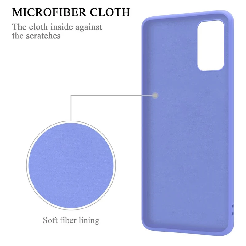 Cadorabo Hülle kompatibel mit Samsung Galaxy S20 PLUS Schutzhülle aus flexiblem TPU Silikon mit Ring