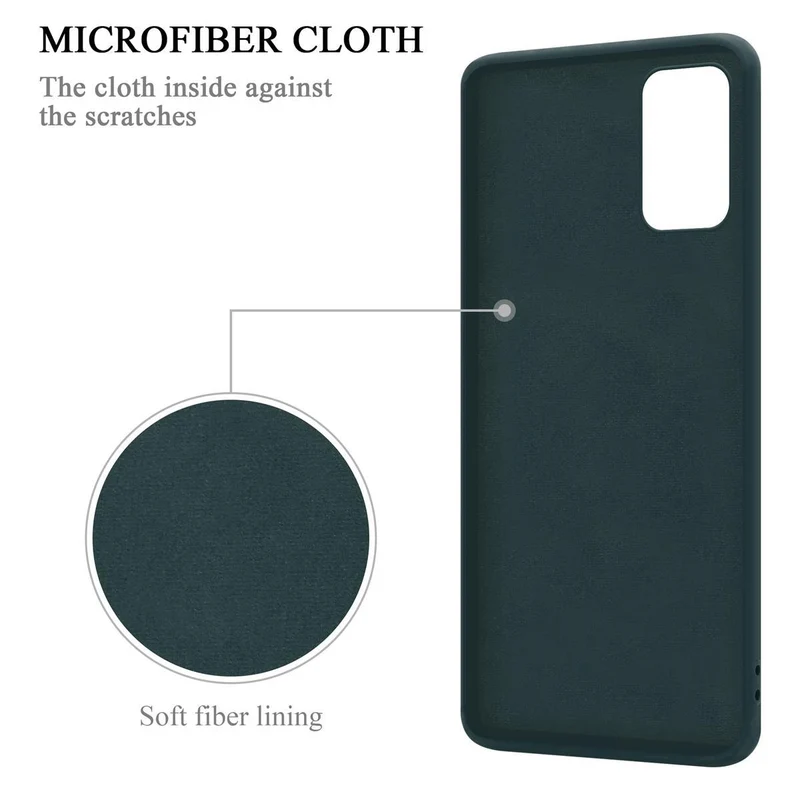 Cadorabo Hülle kompatibel mit Samsung Galaxy S20 PLUS Schutzhülle aus flexiblem TPU Silikon mit Ring