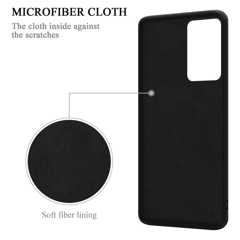 Cadorabo Hülle kompatibel mit Samsung Galaxy NOTE 20 ULTRA Schutzhülle aus flexiblem TPU Silikon mit Ring