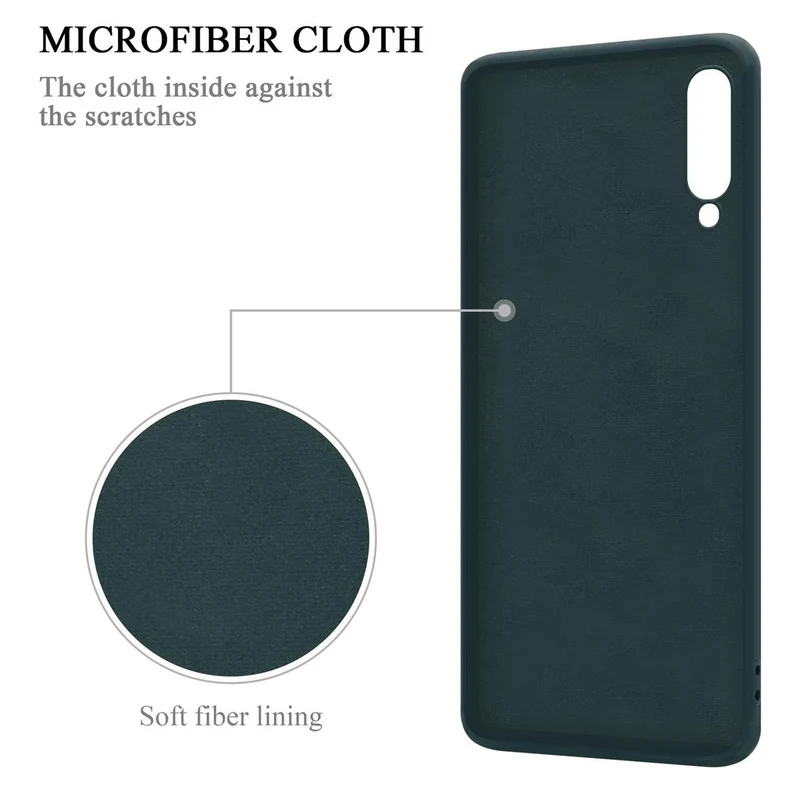 Cadorabo Hülle kompatibel mit Samsung Galaxy A70 / A70s Schutzhülle aus flexiblem TPU Silikon mit Ring