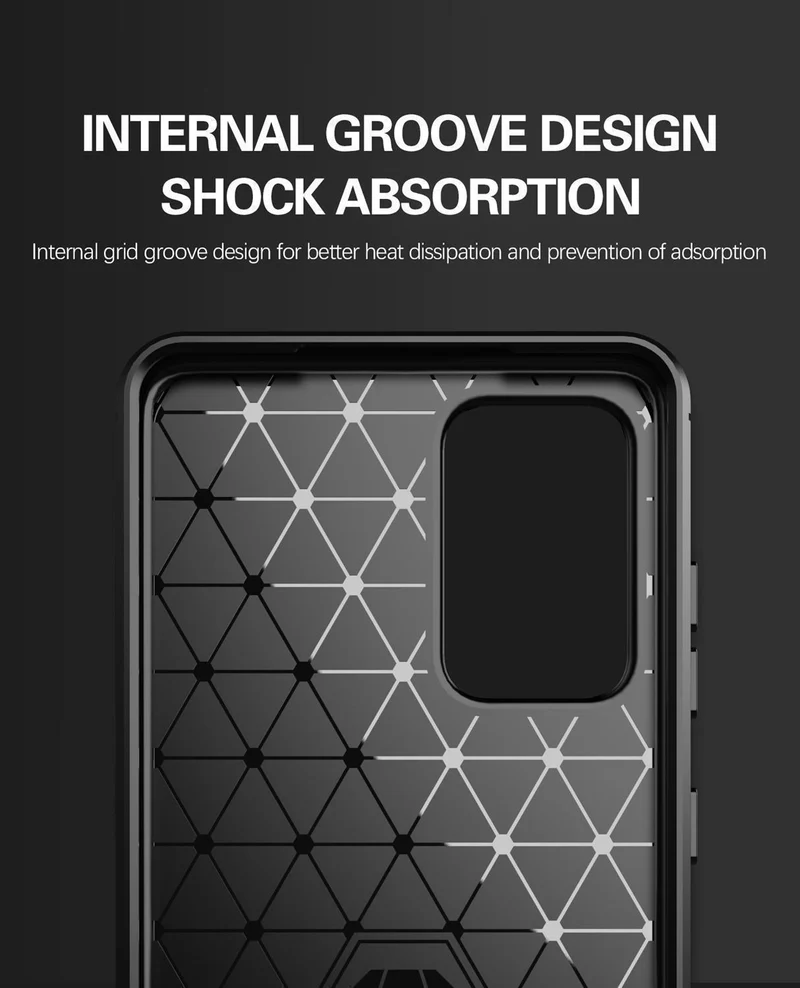 Cadorabo Hülle für Samsung Galaxy A52 (4G / 5G) / A52s Schutzhülle aus flexiblem TPU Silikon in Edelstahl-Karbonfaser Optik