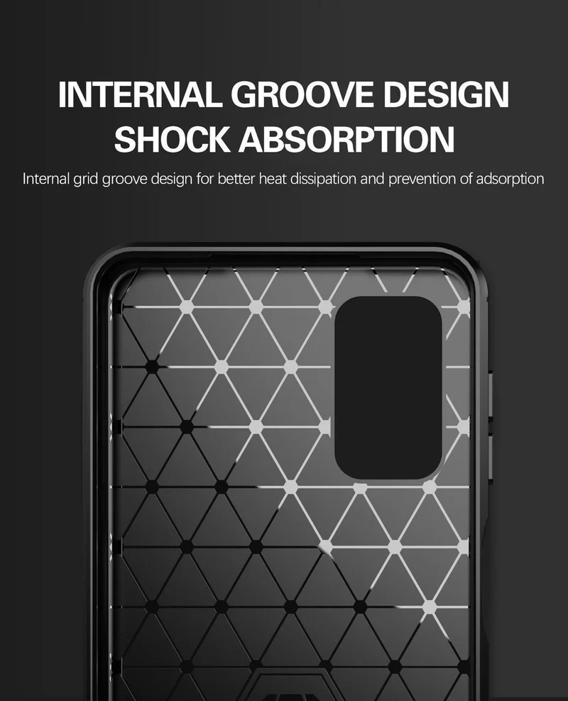 Cadorabo Hülle für Samsung Galaxy A32 5G Schutzhülle aus flexiblem TPU Silikon in Edelstahl-Karbonfaser Optik