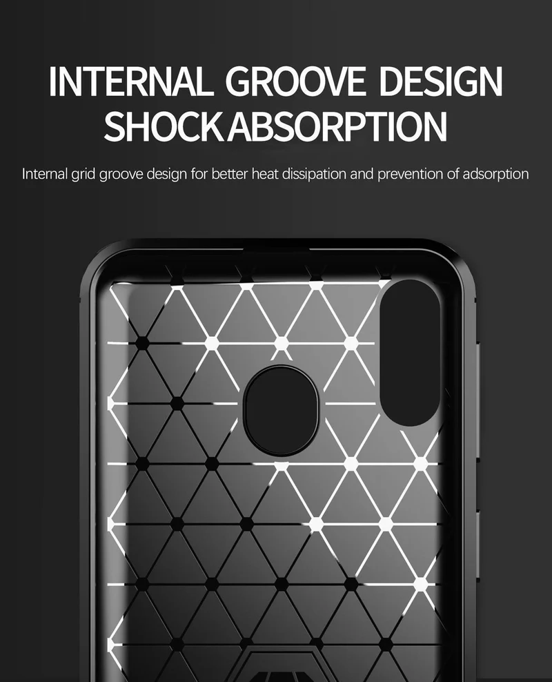 Cadorabo Hülle für Samsung Galaxy A10e / A20e Schutzhülle aus flexiblem TPU Silikon in Edelstahl-Karbonfaser Optik