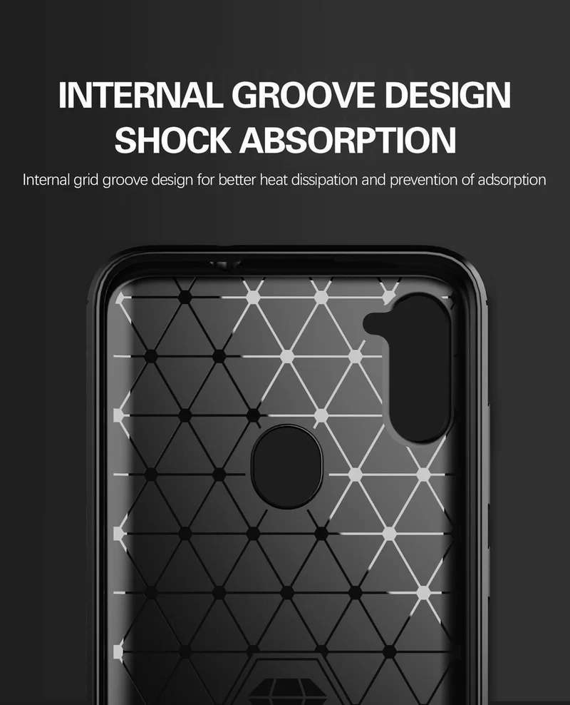 Cadorabo Hülle für Samsung Galaxy A11 / M11 Schutzhülle aus flexiblem TPU Silikon in Edelstahl-Karbonfaser Optik