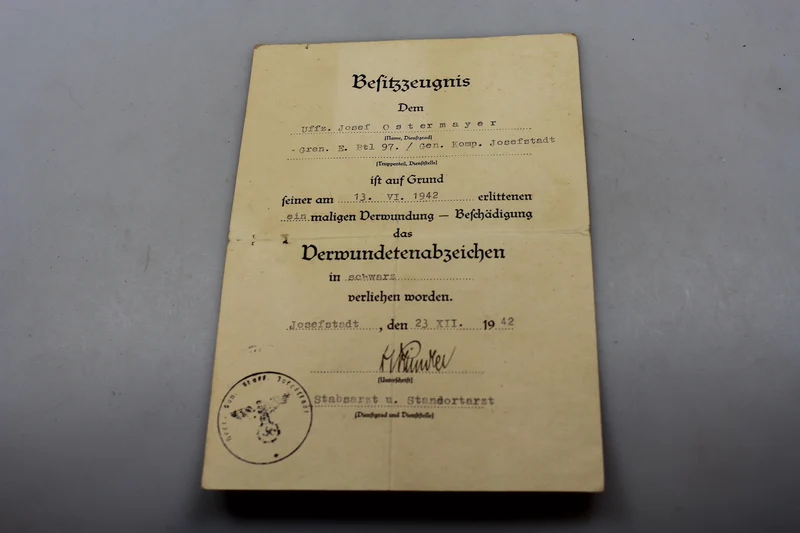 Zertifiziert für Wunden dritter Klasse