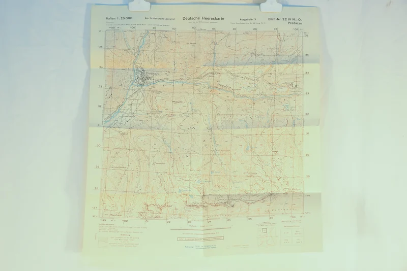 Deutsche Hereeskarte Predazzo (TN) - 1943/44
