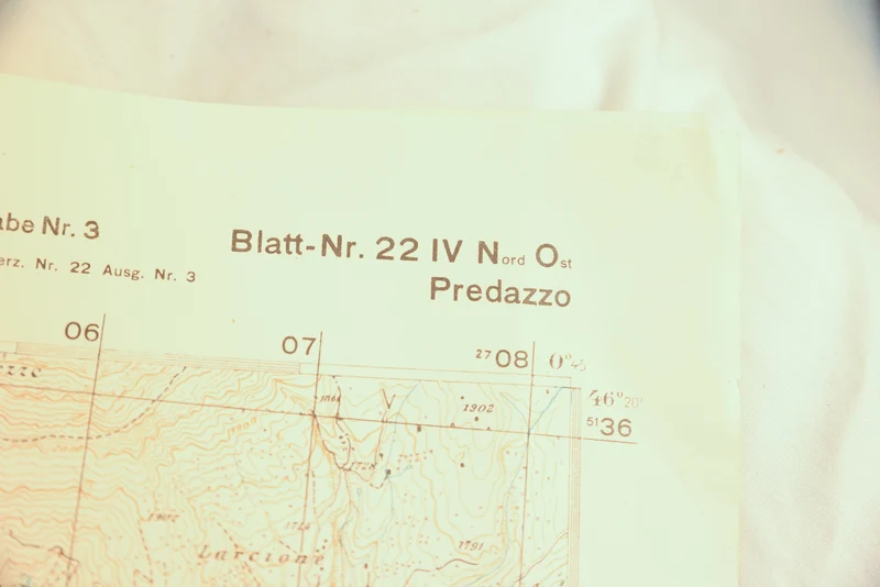 Deutsche Hereeskarte Predazzo (TN) - 1943/44