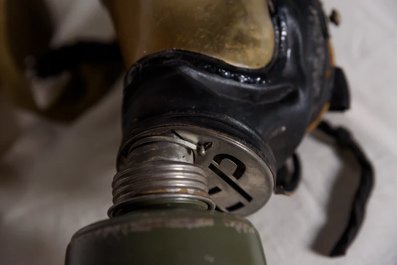 Französische Gasmaske aus dem 2. Weltkrieg