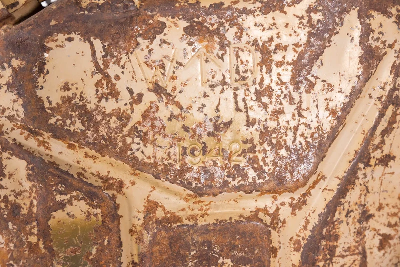Englischer gelber Panzer aus dem 2. Weltkrieg