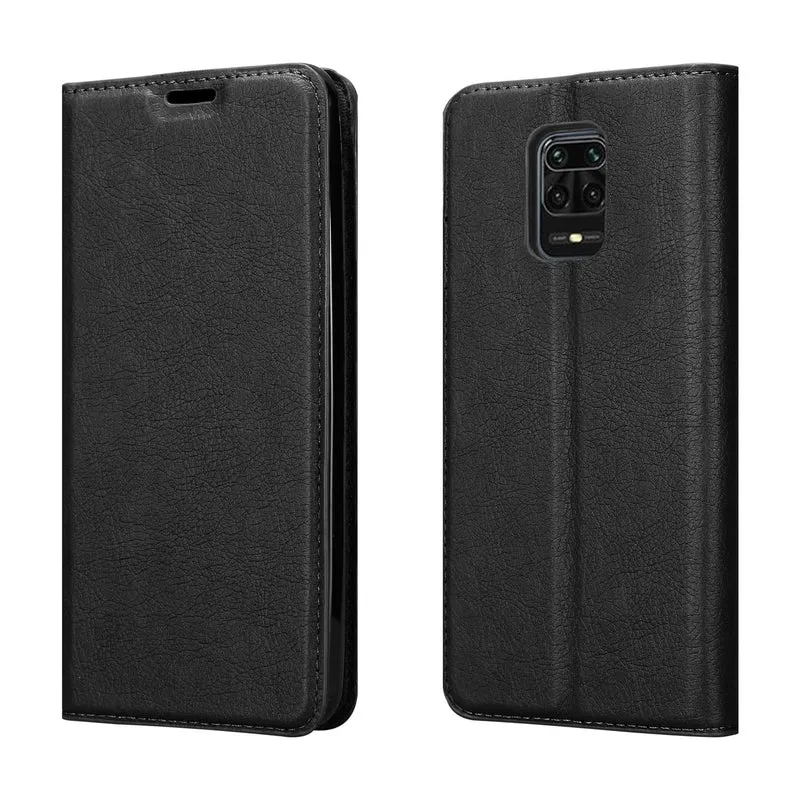 Cadorabo Hülle kompatibel mit Xiaomi RedMi NOTE 9 PRO / NOTE 9S Schutzhülle mit Magnetverschluss, Standfunktion und Kartenfach