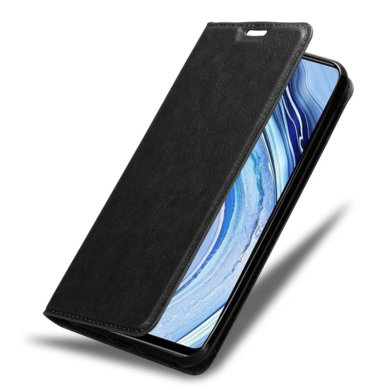 Cadorabo Hülle kompatibel mit Xiaomi RedMi NOTE 9 PRO / NOTE 9S Schutzhülle mit Magnetverschluss, Standfunktion und Kartenfach