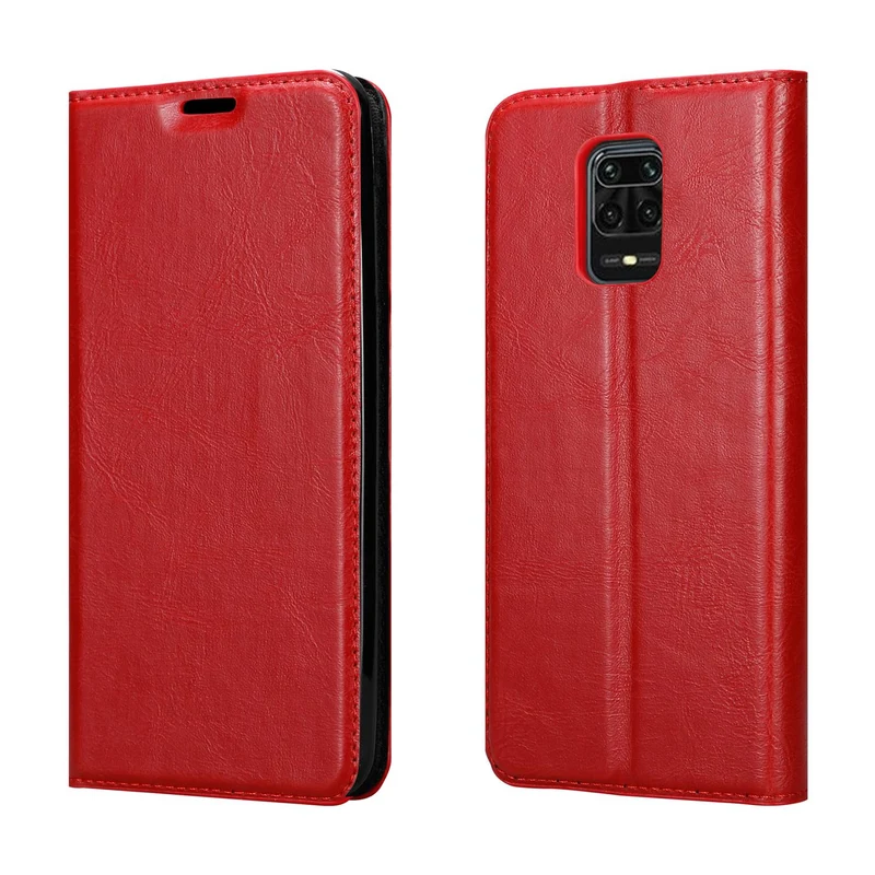 Cadorabo Hülle kompatibel mit Xiaomi RedMi NOTE 9 PRO / NOTE 9S Schutzhülle mit Magnetverschluss, Standfunktion und Kartenfach
