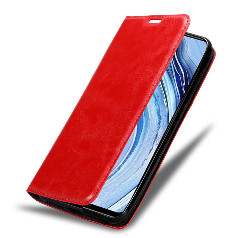 Cadorabo Hülle kompatibel mit Xiaomi RedMi NOTE 9 PRO / NOTE 9S Schutzhülle mit Magnetverschluss, Standfunktion und Kartenfach